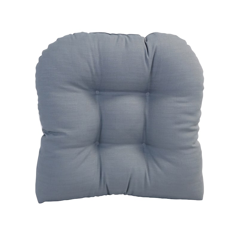 Blazing Needles 19-inch U-Shaped Dining Chair Cushions (Set of 2)