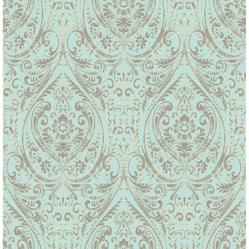 Brisbane, Nomad Damask Peel & Stick Wallpaper