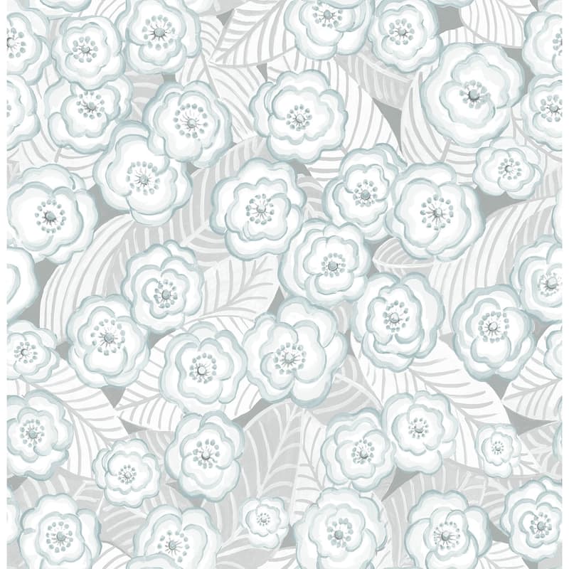 Fairfield, Oopsie Daisy Grey Peel & Stick Wallpaper