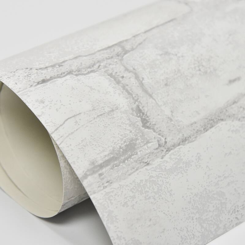 Calexico, Loft White Brick Peel & Stick Wallpaper