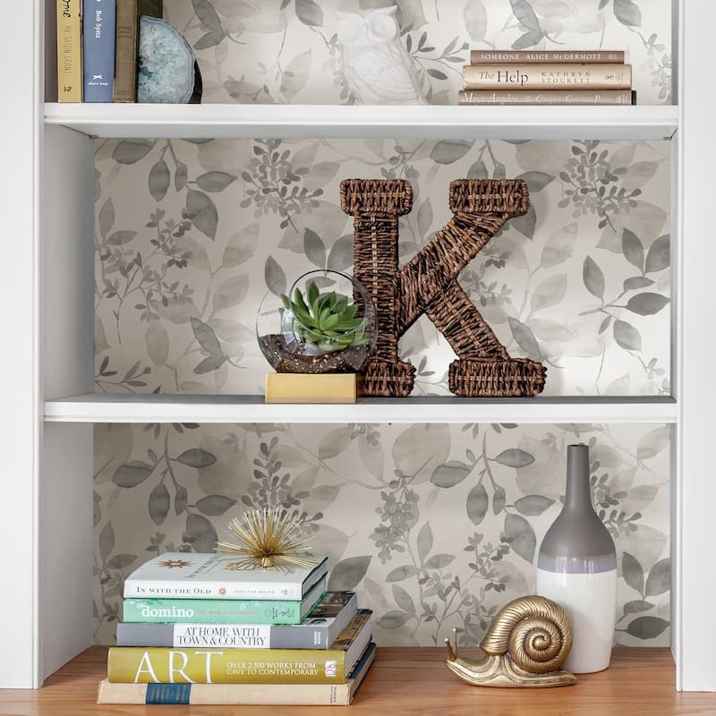 Encinitas, Grey Breezy Peel & Stick Wallpaper