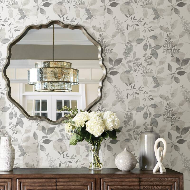 Encinitas, Grey Breezy Peel & Stick Wallpaper - Greys