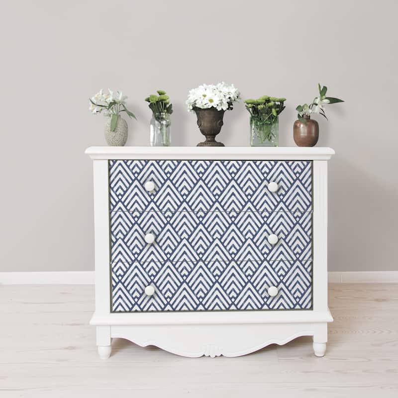 Dixon, Arrowhead Deep Blue Peel & Stick Wallpaper