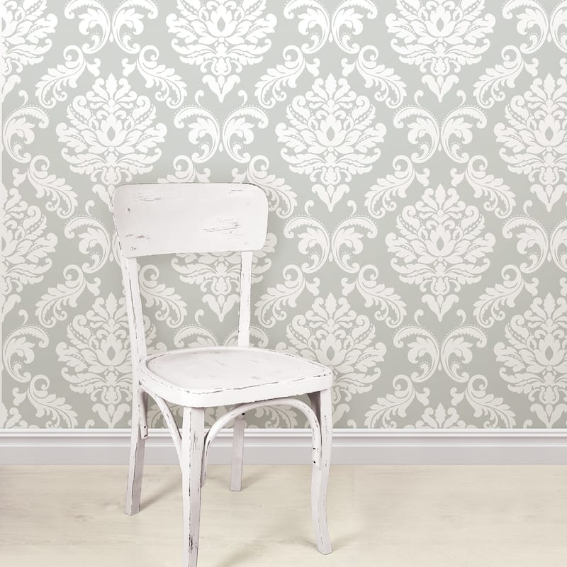 Alameda, Purple Ariel Peel & Stick Wallpaper