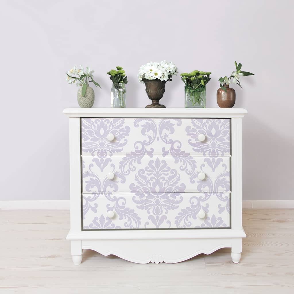 Alameda, Purple Ariel Peel & Stick Wallpaper