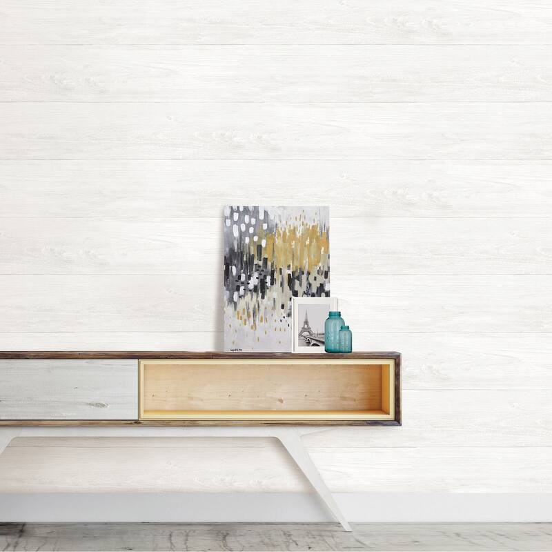 Hesperia, Reclaimed Shiplap Peel & Stick Wallpaper