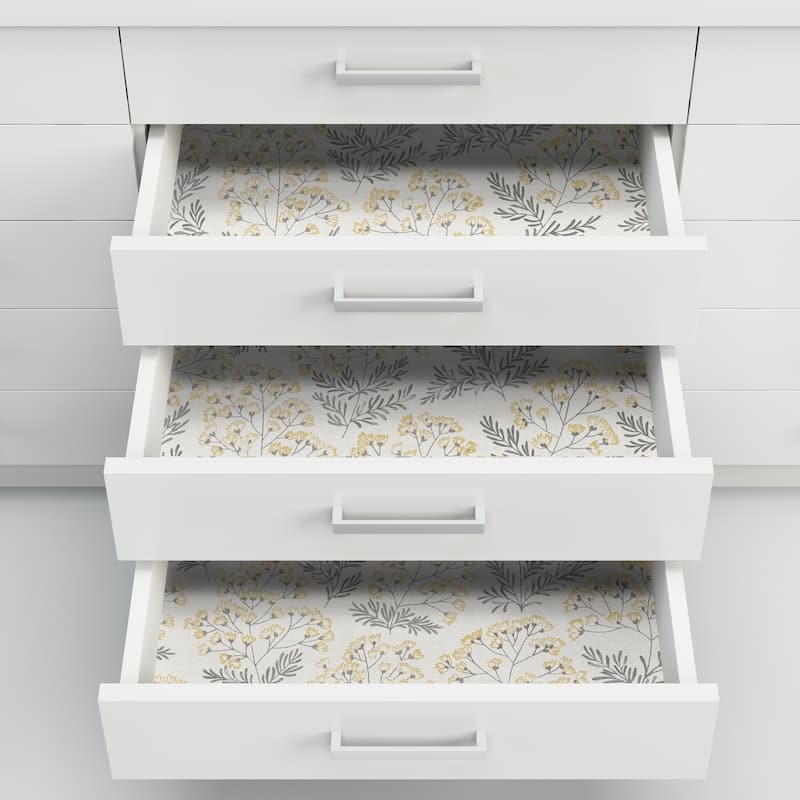 Glendale, Yellow Wethersfield Peel & Stick Wallpaper - Yellows