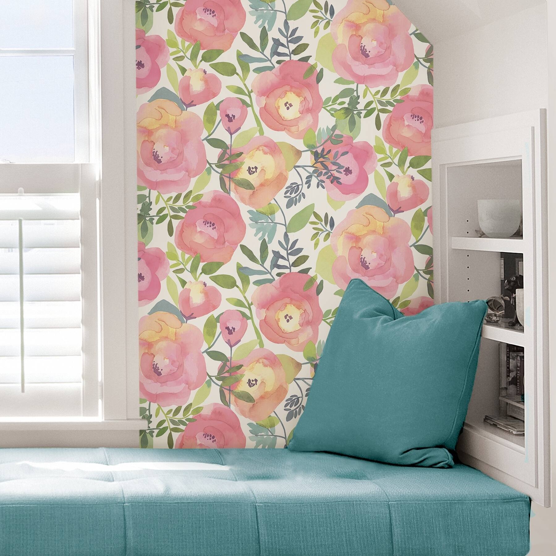 Corning, Peachy Keen Pink Peel & Stick Wallpaper Bed Bath & Beyond