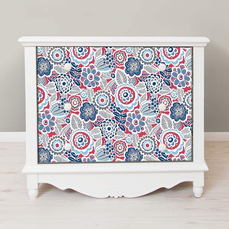 Exeter, Dream On Navy Peel & Stick Wallpaper