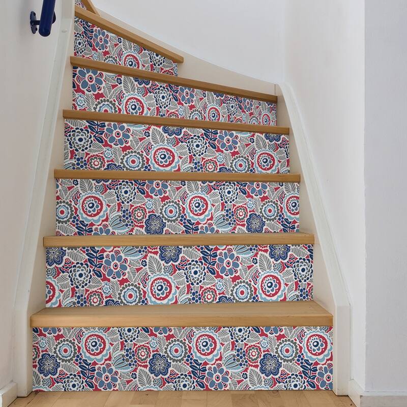 Exeter, Dream On Navy Peel & Stick Wallpaper