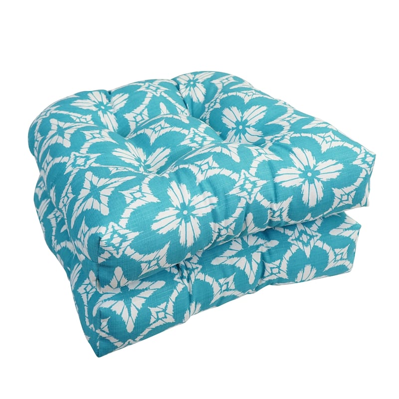 Blazing Needles 19-inch U-Shaped Dining Chair Cushions (Set of 2)