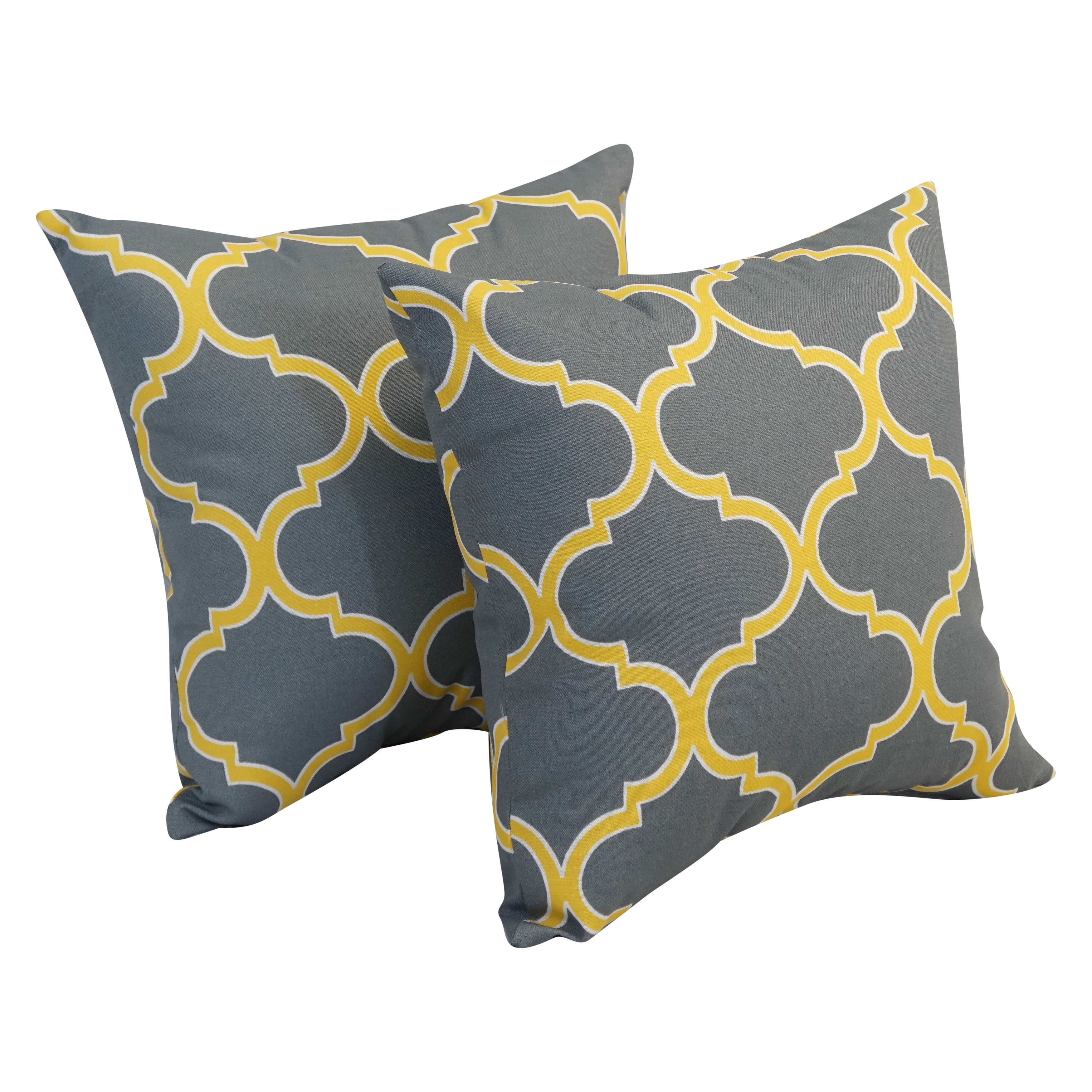 Blazing Needles 17-inch Square Outdoor Throw Pillows (Set of - Picture 9 of 20