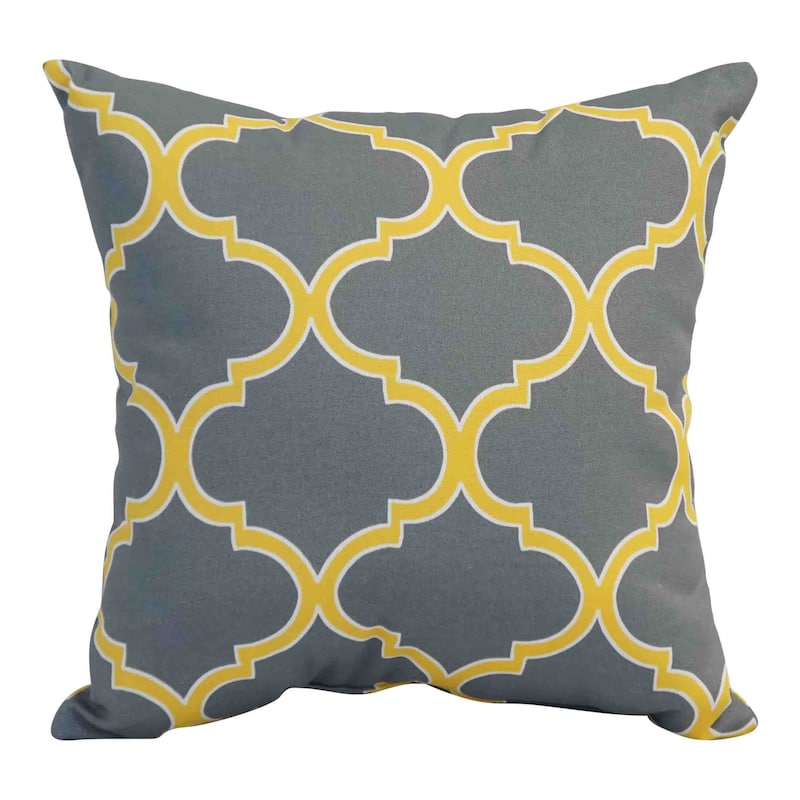 Blazing Needles 17-inch Square Outdoor Throw Pillows (Set of 2)