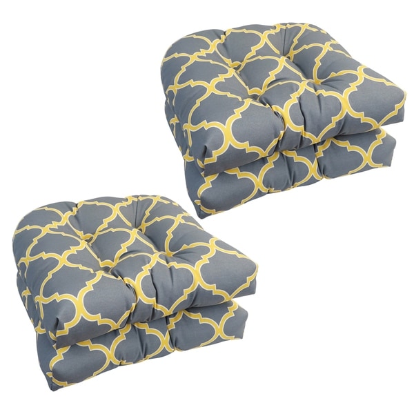 19-inch U-Shaped Dining Chair Cushions (Set of 4) - On Sale - Overstock