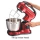 preview thumbnail 5 of 6, Hamilton Beach 4 Qt. 7-Speed Tilt Head Stand Mixer Red