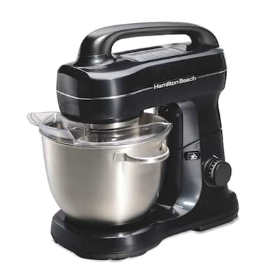 Hamilton Beach 4 Qt. 7-Speed Tilt Head Stand Mixer Black