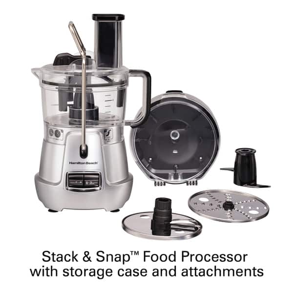 Hamilton Beach Stack & Snap 10 Cup Food Processor