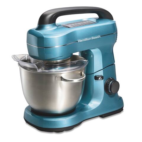 Hamilton Beach 4 Qt. 7-Speed Tilt Head Stand Mixer Blue