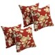 preview thumbnail 5 of 3, Blazing Needles 17-inch Square Polyester Outdoor Throw Pillows (Set of 4) Shelby Pompei
