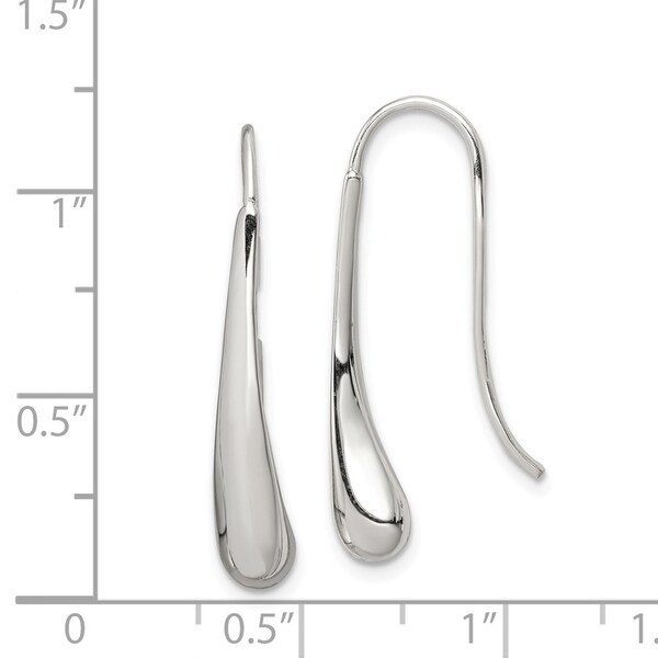 925 Sterling Silver Solid Polished Rhodium-plated Filigree Leaf Pin