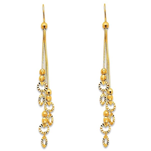 gold hanging earrings with price