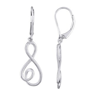 Sterling Silver 38.75mm Hinged Hoop Earrings