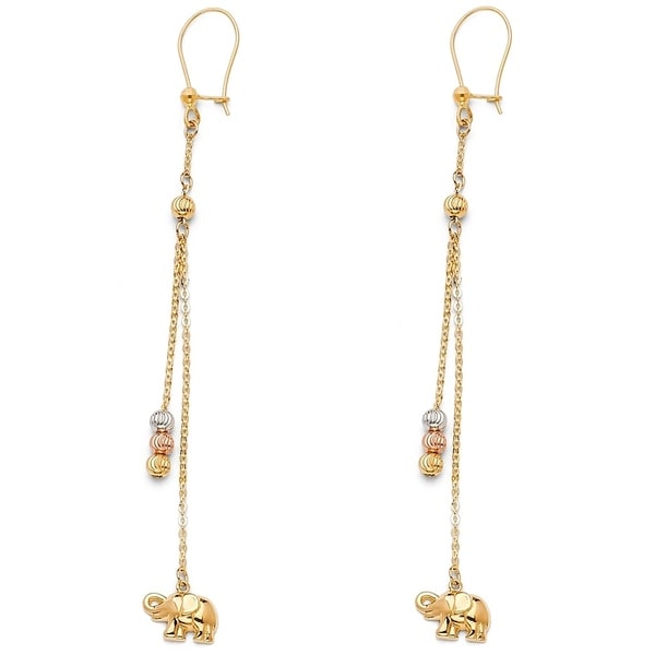 gold hanging earrings with price