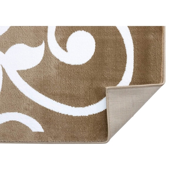 Shop Sussexhome Area Rugs Modern Desing For Living Room 5 X 7 Beige White 5 X 7 5 X 7 On Sale Overstock 30986314