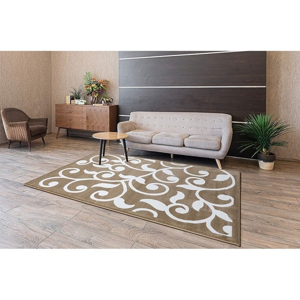 SUSSEXHOME Area Rugs Modern Desing for Living Room