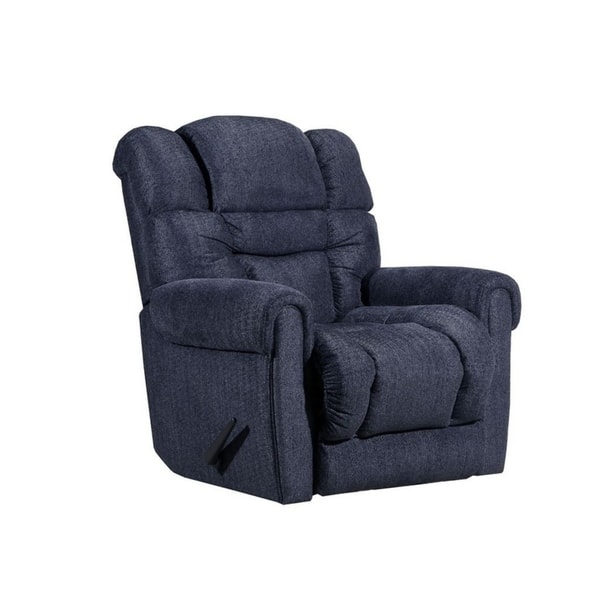 slide 1 of 8, Rutland Rocker Recliner fabric look - charcoal