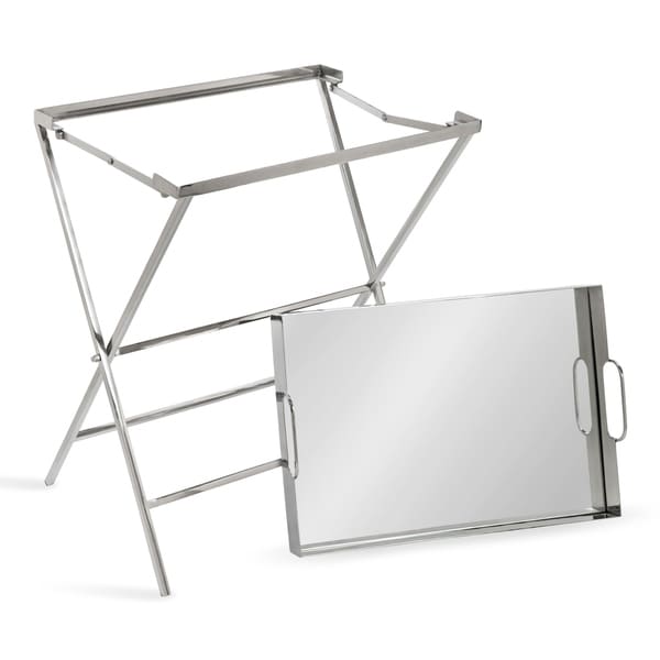 mirrored tray table