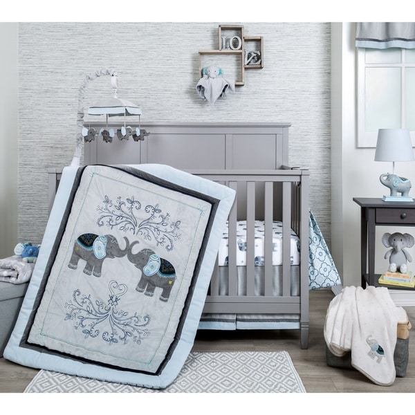 baby elephant comforter set