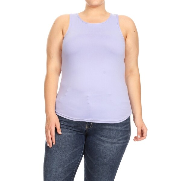 women's plus size racerback tank top