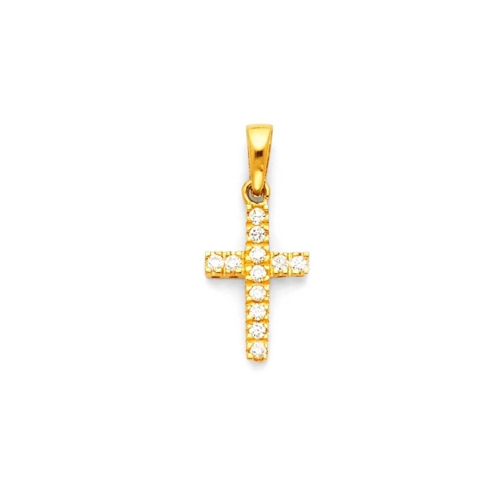 DiamondJewelryNY 14kt Gold Filled Scapular Pendant
