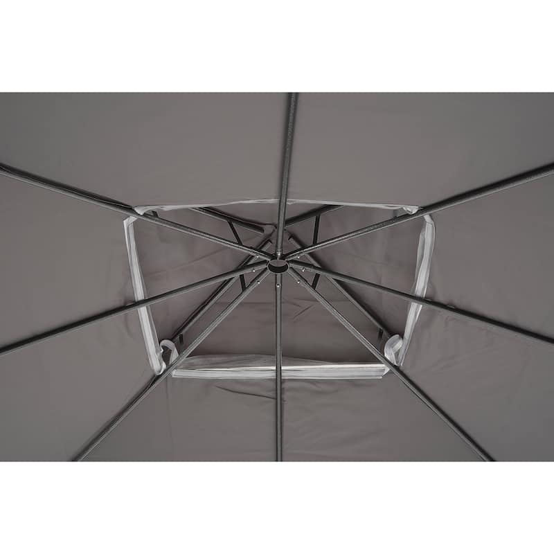 GREY Polenza 2.5m Cream Gazebo