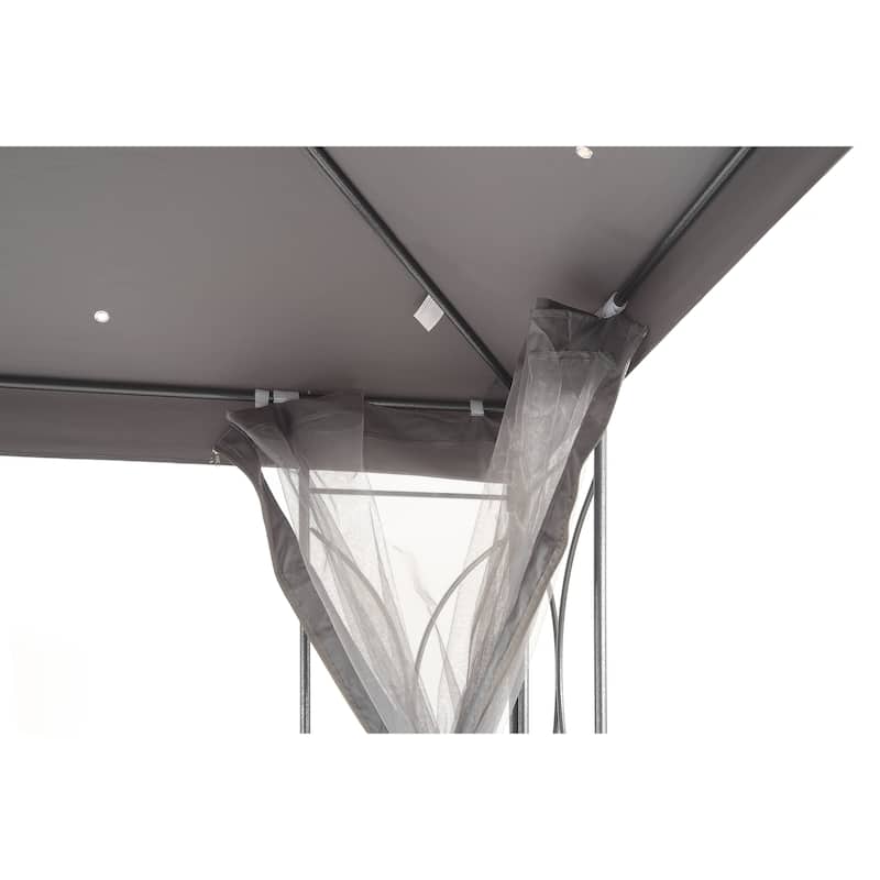 GREY Polenza 2.5m Cream Gazebo