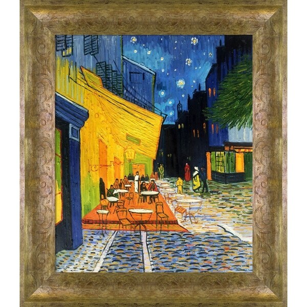 Shop La Pastiche Cafe Terrace at Night with Sirocco Frame ...