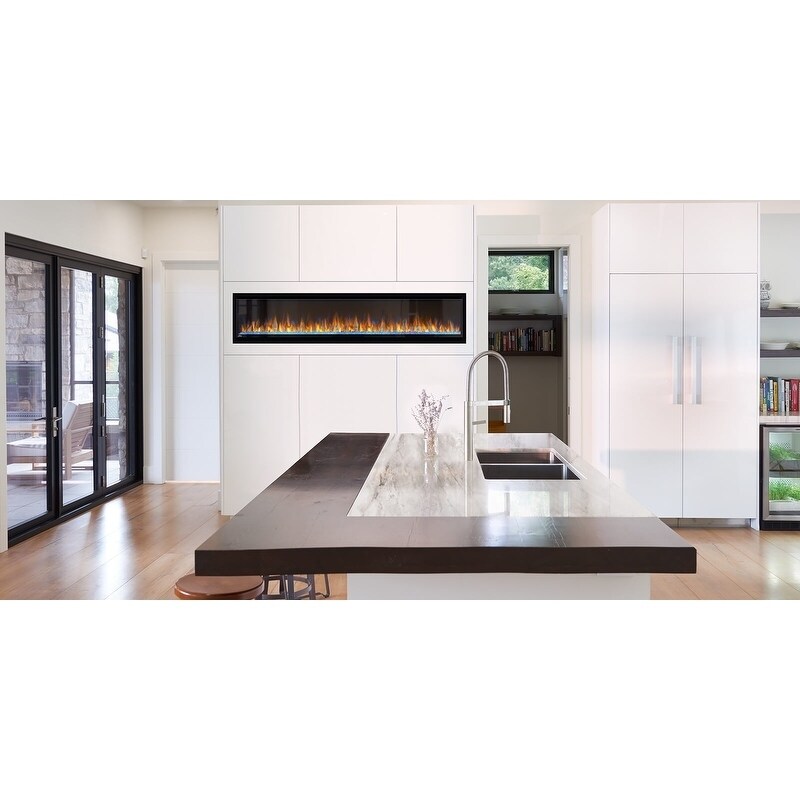 Shop Napoleon Alluravision 72 Inch Electric Fireplace Wall Mount Slimline Overstock 30989309