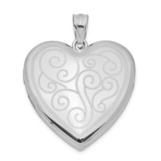 925 Sterling Silver Engravable Holds 2 photos Polished and satin Enameled Flowers Butterfly Angel Wings Love Heart Locket Jewelry Gifts for Women 