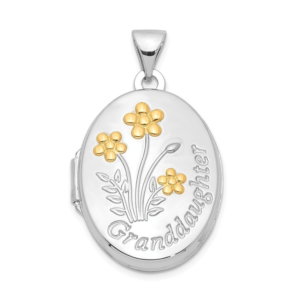 Granddaughter Locket Necklace Flash 