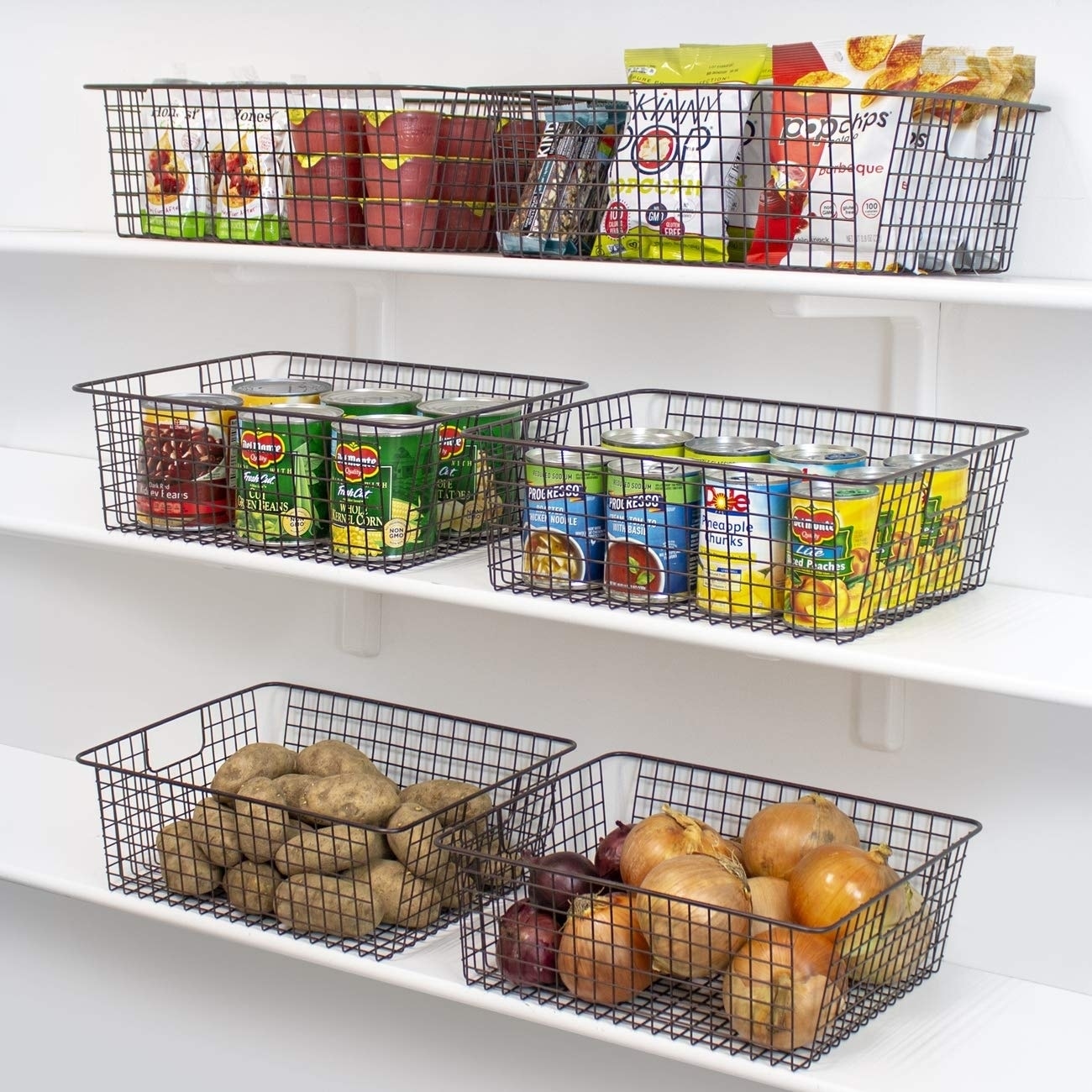 shelf storage bins and baskets