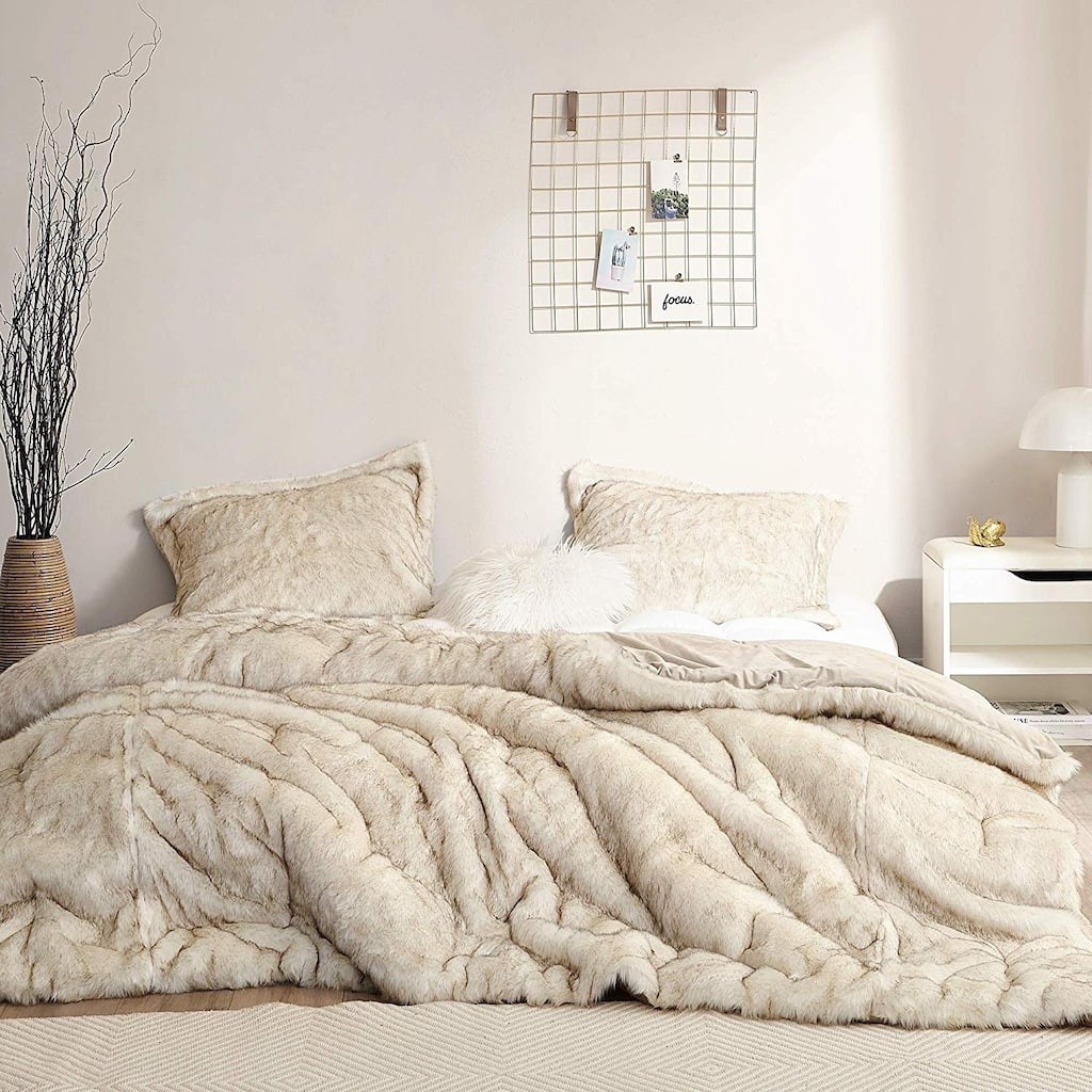 Coma Inducer Oversized Comforter Set - Spirit Bear - Tundra Beige