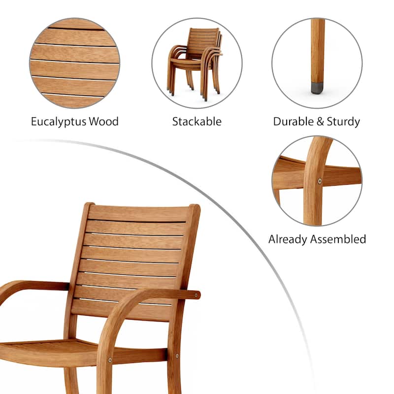 Eucalytpus 6-piece Patio Dining Set - 6 Piece