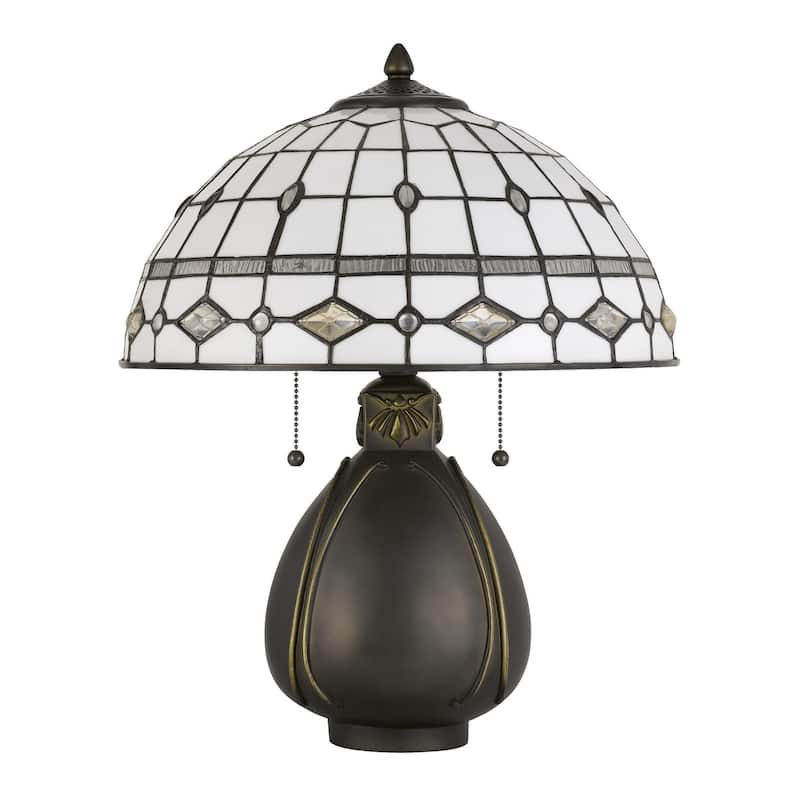 Tiffany Table Lamp With Glass Patterns - 26.30