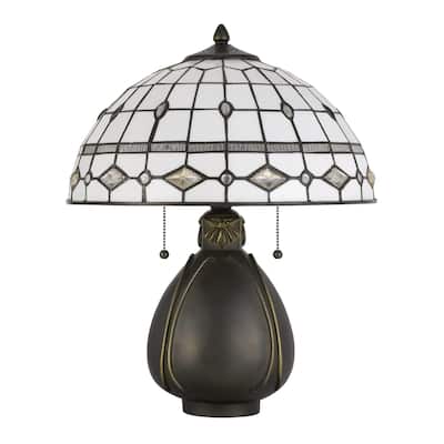 Tiffany Table Lamp With Glass Patterns - 26.30