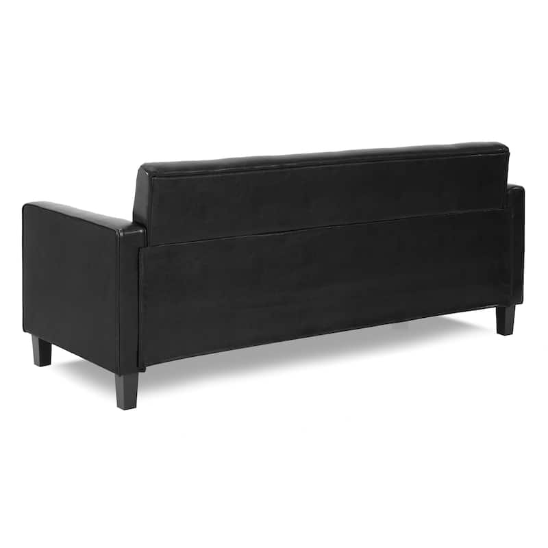 Furinno Brive Contemporary Tufted 3-Seater Sofa