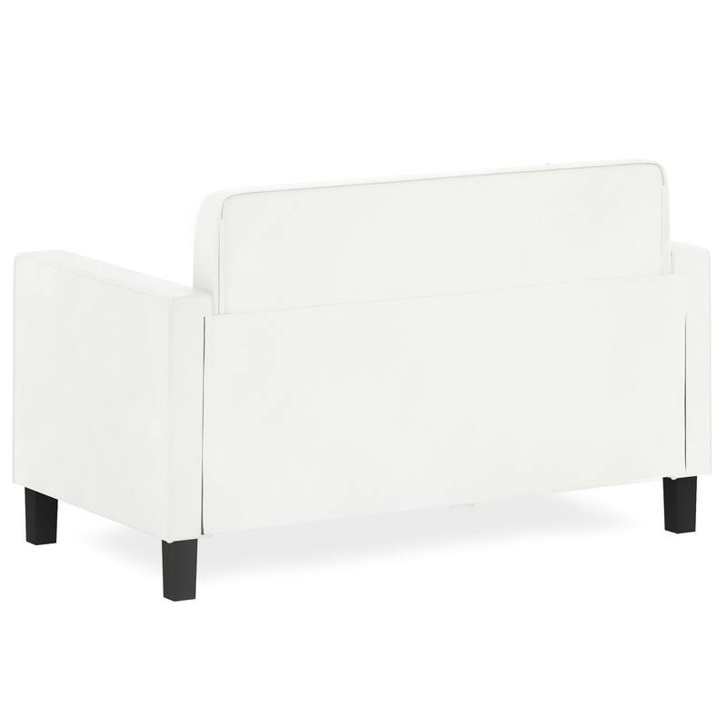Furinno Brive Contemporary Tufted Loveseat