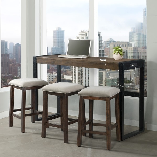 Picket House Furnishings Enrico Multipurpose Bar Table Set On