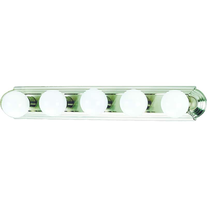 Volume Lighting 5-Light Brushed Nickel Vanity