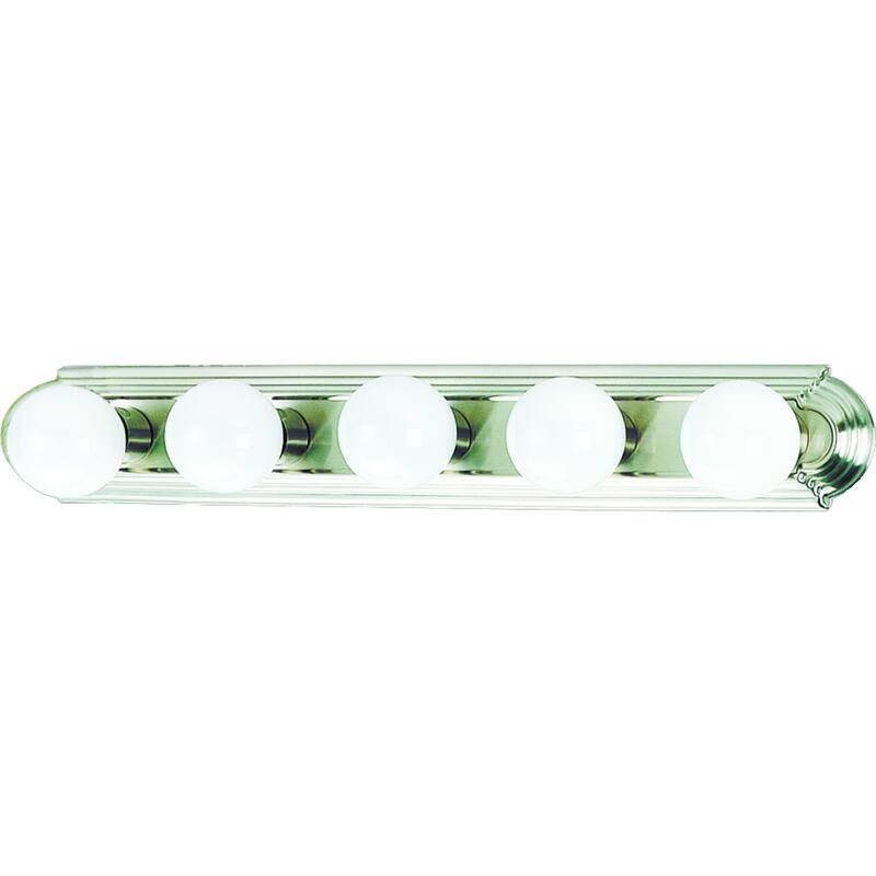 Volume Lighting 5-Light Brushed Nickel Vanity